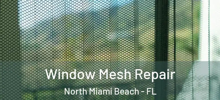  Window Mesh Repair North Miami Beach - FL